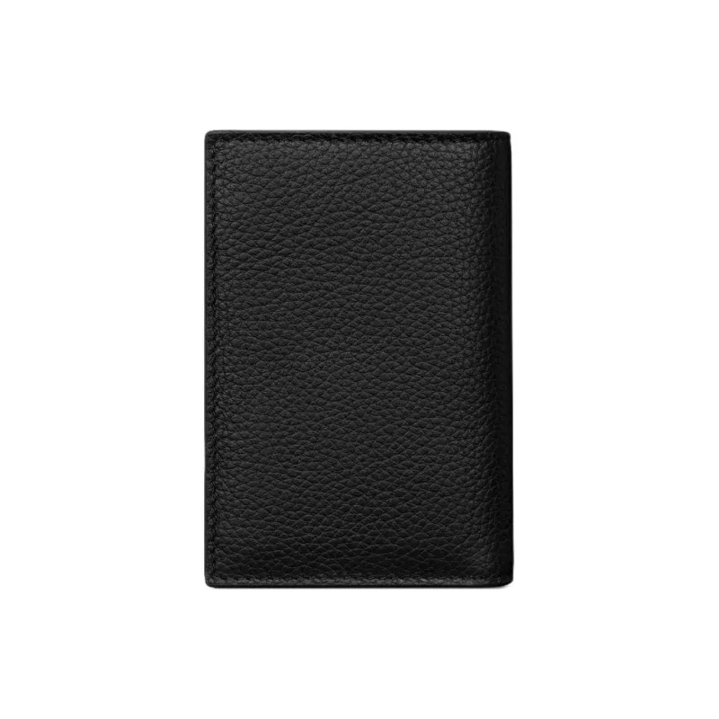 DIOR KAWS Collaboration Cow Leather Card Holder Men's Black-2
