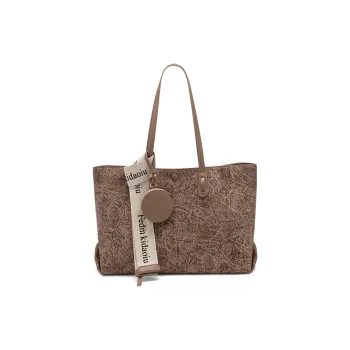 CLEVER& KETCH PU Tote Bag, Shoulder Bag Regular Women's Gray