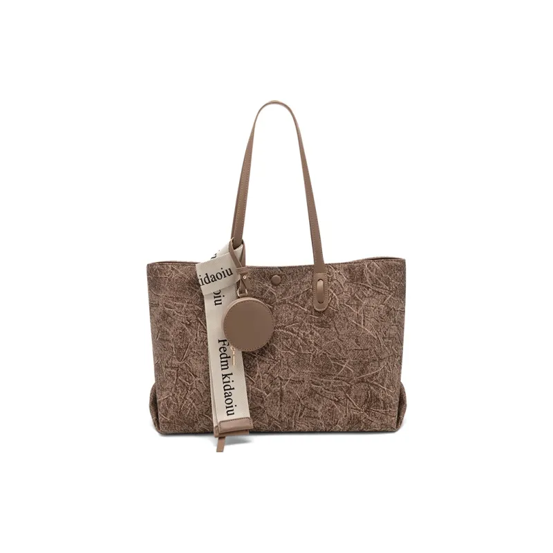 CLEVER& KETCH PU Tote Bag, Shoulder Bag Regular Women's Gray-0