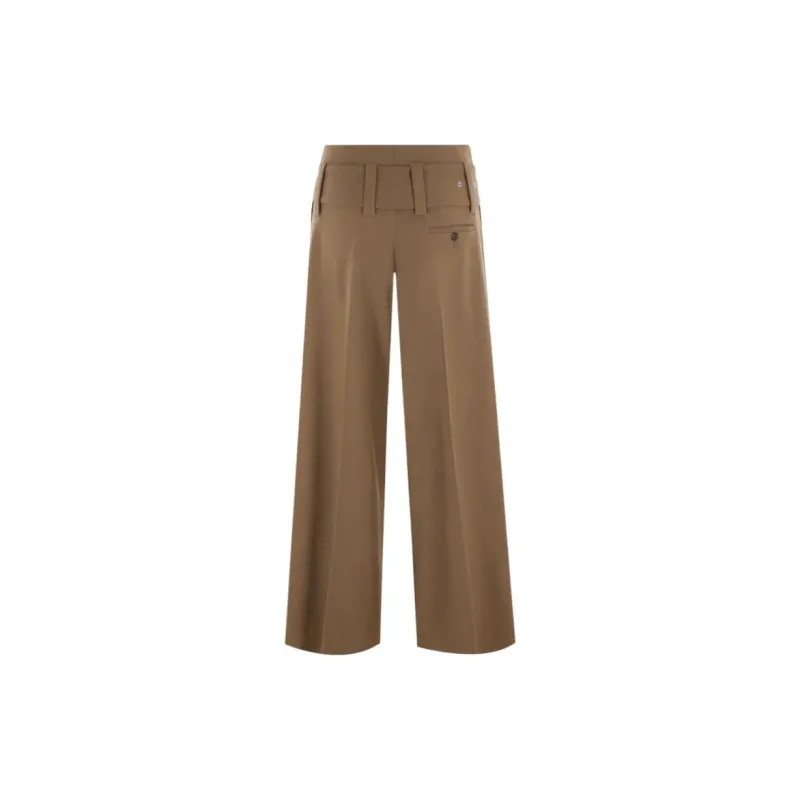 10 CORSO COMO Wide leg Virgin Wool Trousers-1