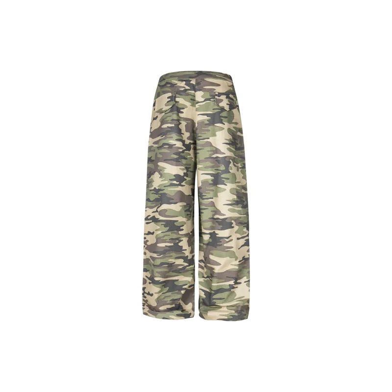 Xmithie Casual Pants Unisex Army Green-1