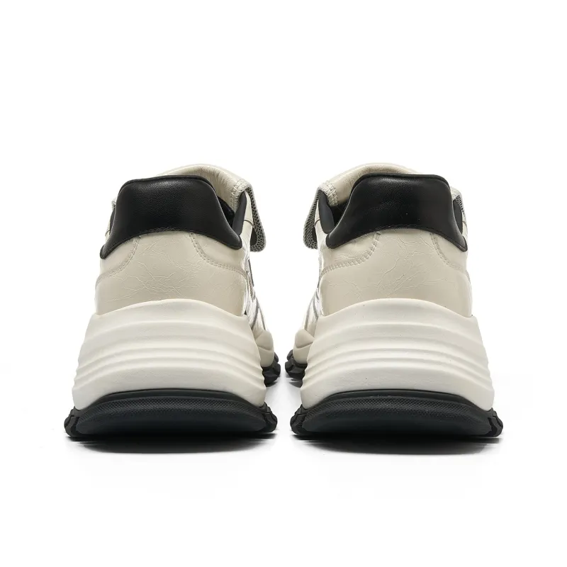 LEECAT STUDIO Cushioning Height Increasing Wear-Resistant Slip-Resistant Low-Top Chunky Sneakers Women's-5