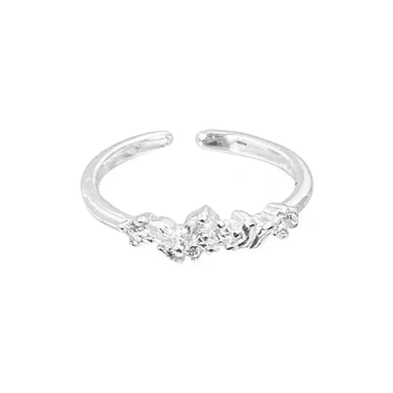 CLARKIA FLOWER S999 Fine Silver Rings Women's-6