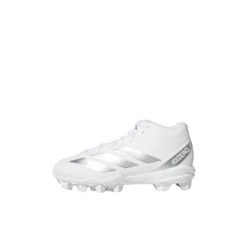 Adidas ADIZERO IMPACT.2 Anti Kick And Wear Resistant Mid Top Kids' Soccer Shoes White Kids'