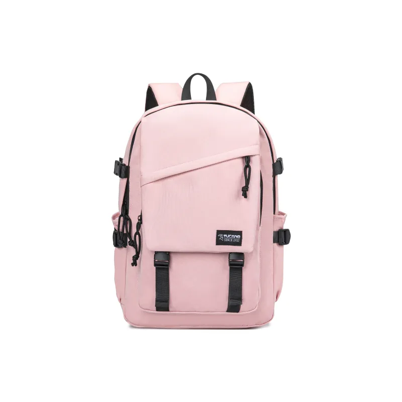TUCANO Polyester Backpacks Large Size Unisex Black/White/Blue/Pink-9