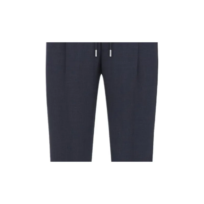 DIOR Knitted Sports Pants Men's Blue-3