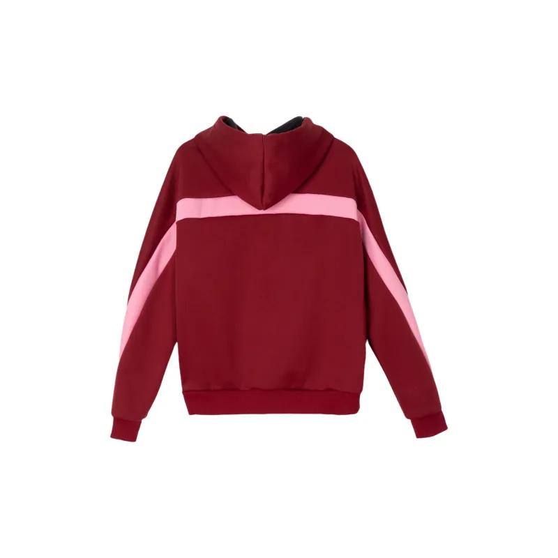 FAWENXIANGZI Sweatshirt Women's Burgundy-1