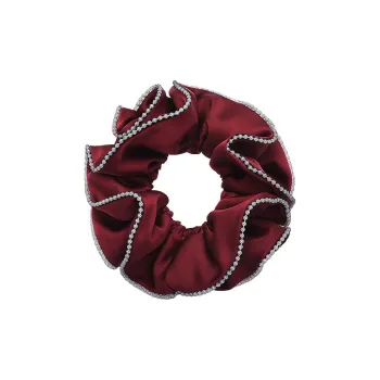 ROYALSASA Polyester Faux Pearl Hair Tie Women's