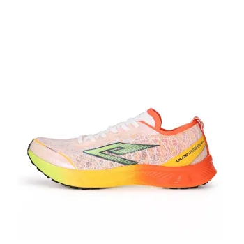 QILOO Anti Slip And Wear Resistant Breathable Low Top Full Palm True Carbon Plate Running Shoes Unisex Sunrise Sunrise