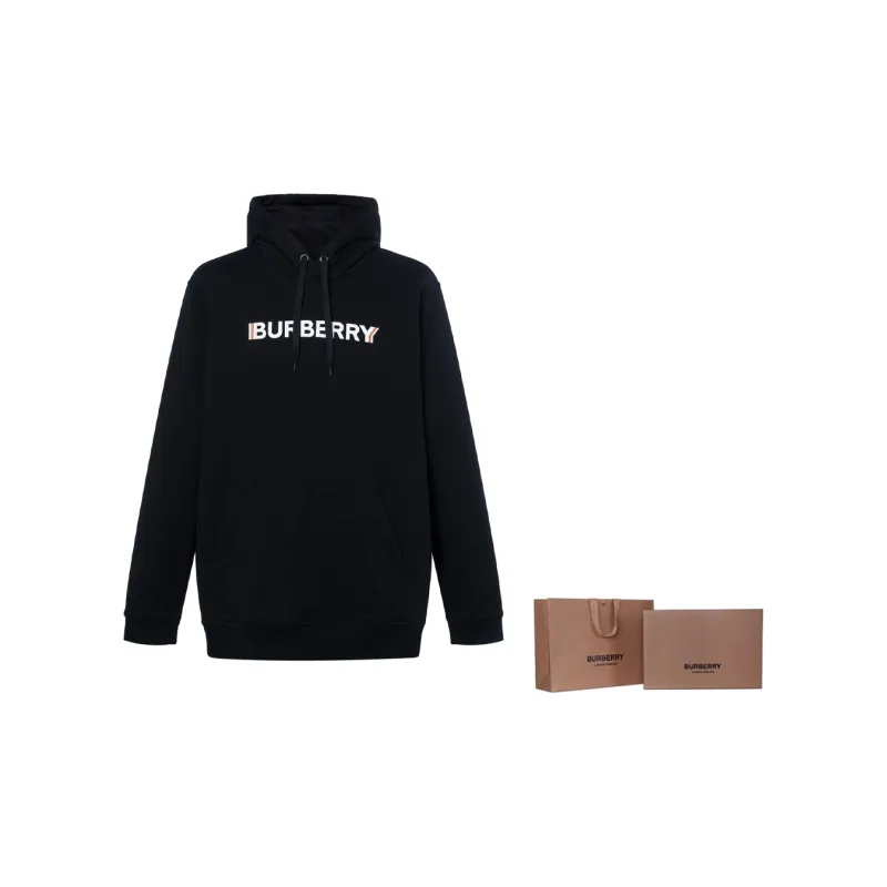 Burberry LOGO Hoodie Black-4