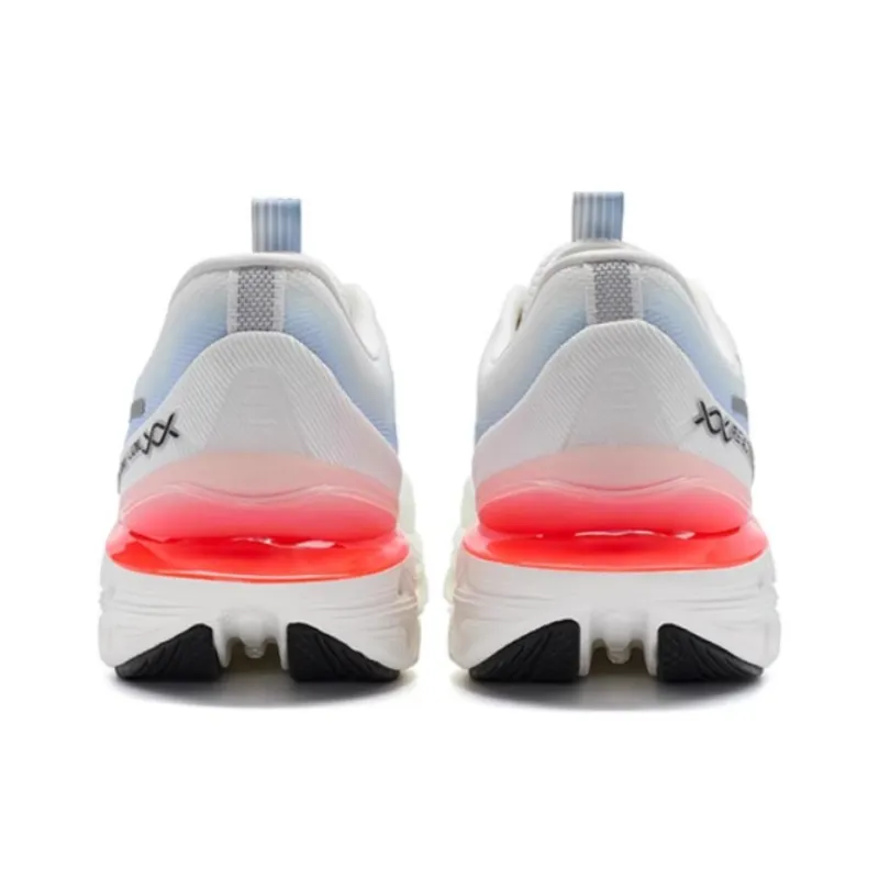 XTEP Cushioning Abrasion Resistant Breathable Low Top Running Shoes Men's White Blue-3