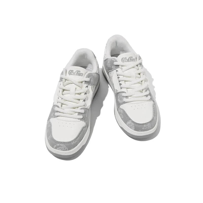 TCELLARS Cushioning, Abrasion Resistant, Height Increasing Low Top Skateboard Shoes Unisex Panda White-10