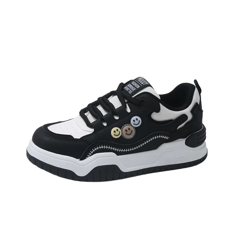 CHERRY&KALIKA Slip Resistant, Abrasion Resistant, Lightweight, Height Increasing Low Top Skateboard Shoes Women's-0