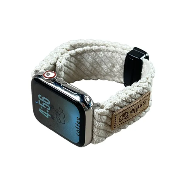 Miss Wrist Apple Compatibility Watch Band 145~208mm Corduroy Material-8