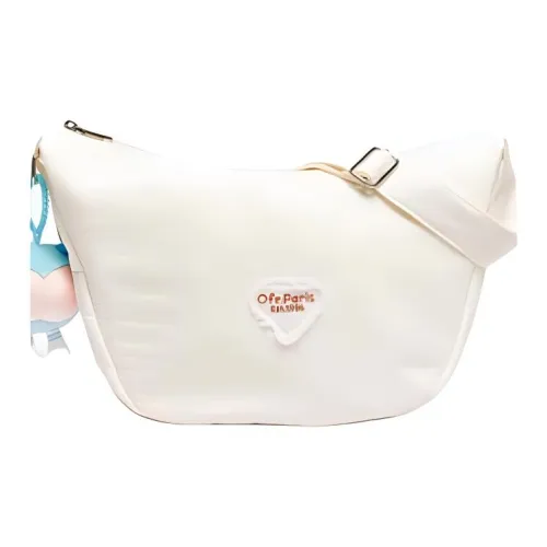 Three Blessings Fabric Crossbody Bag Medium Size Women's Multicolor