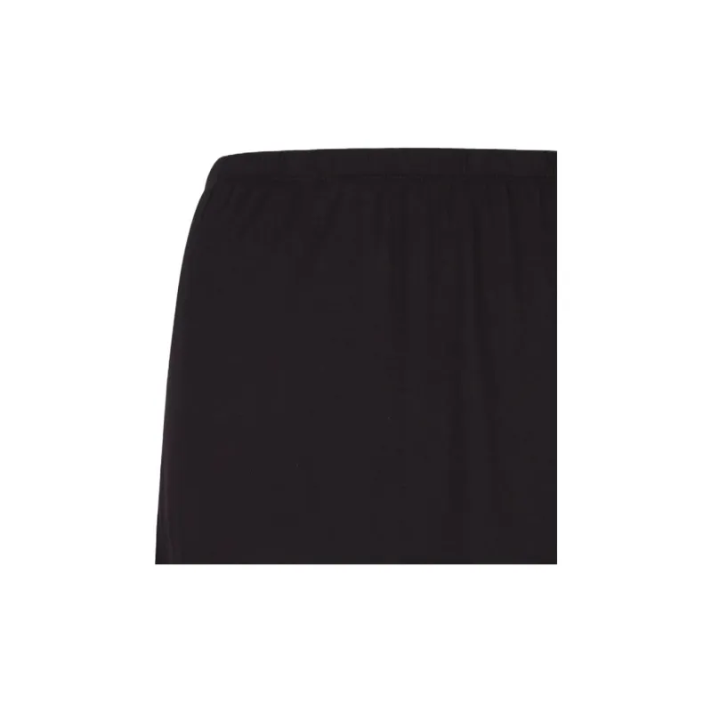 EMPORIO ARMANI Fringed Viscose Sarong Casual Short Skirts Women's Black-3