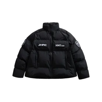 JEFF HAMILTON Puffer Jacket Unisex Black