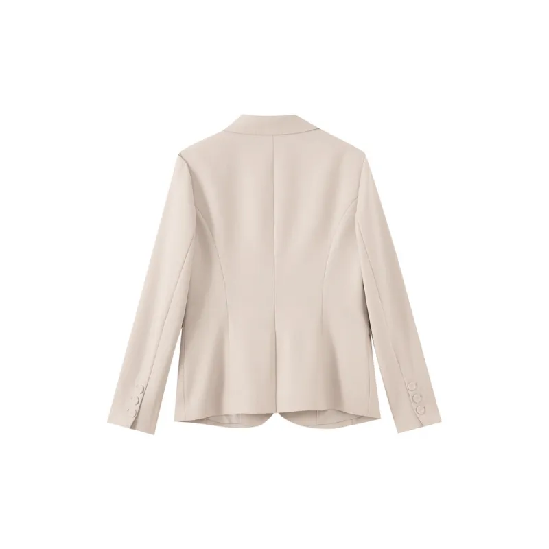 SHUIYUNJIAN Business Suit Women's Beige Apricot-1