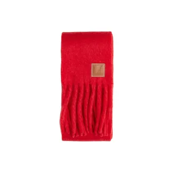 H&M Polyester Knit Scarves Women's Red