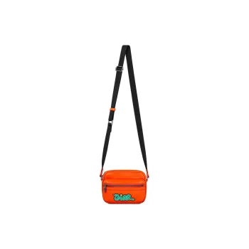 DIOR KAWS Collaboration Rider 2.0 Calfskin Messenger Bag Shoulder Bag Mini Unisex Vermilion