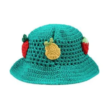 Stella McCartney Crochet Dropped Brim Bucket Hat