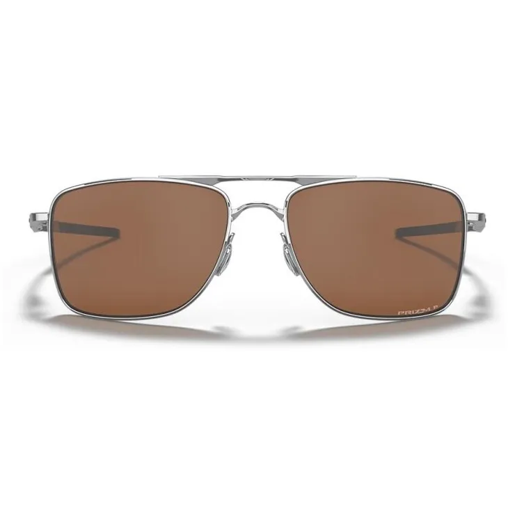 Oakley Chromium Aviator Sunglasses Unisex Silver-1