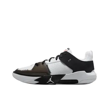 Jordan One Take 5 Wear resistant And Lightweight Low Top Basketball Shoes Men's White Black