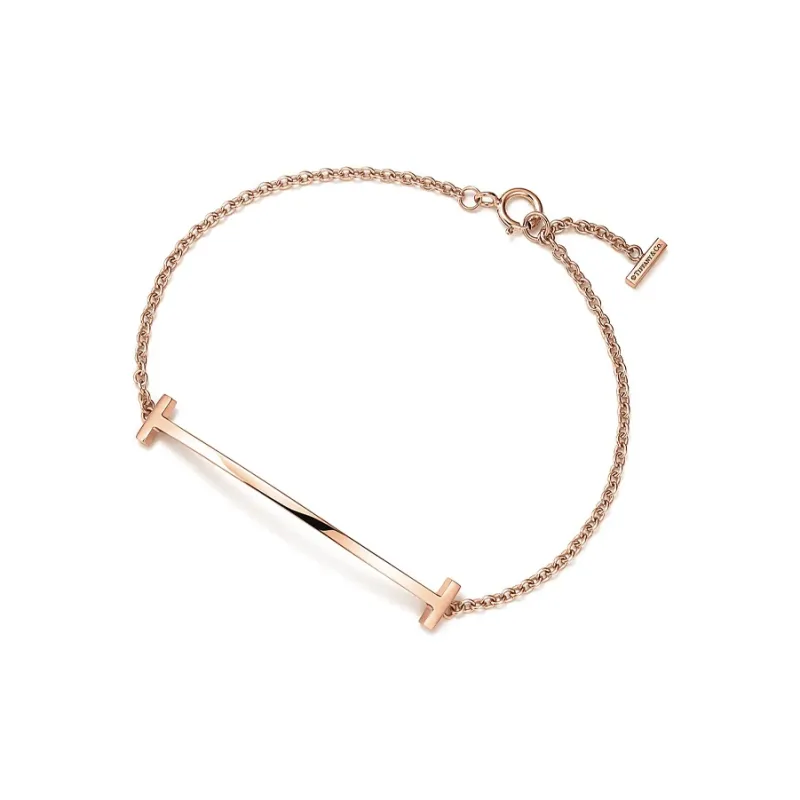 TIFFANY & CO. 18K Rose Gold Bracelets Unisex Rose Gold-0