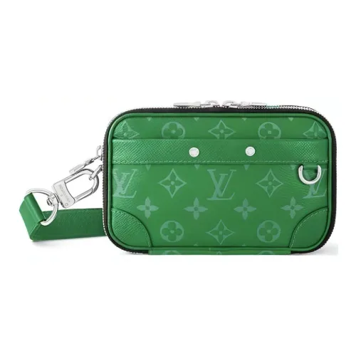 LOUIS VUITTON Alpha Leather Messenger Bag Shoulder Bag Crossbody Bag Extra Mini Men's Green
