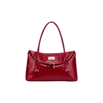 MCMIKO Cow Leather Shoulder Bag Women's Pompeii Red