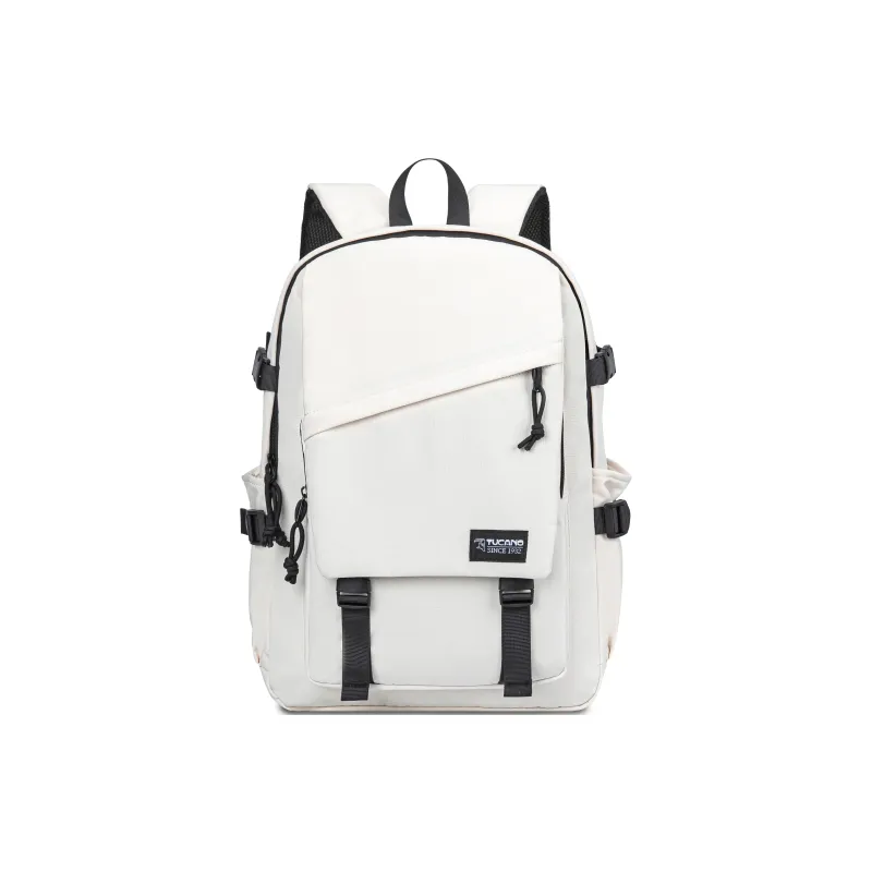 TUCANO Polyester Backpacks Large Size Unisex Black/White/Blue/Pink-3