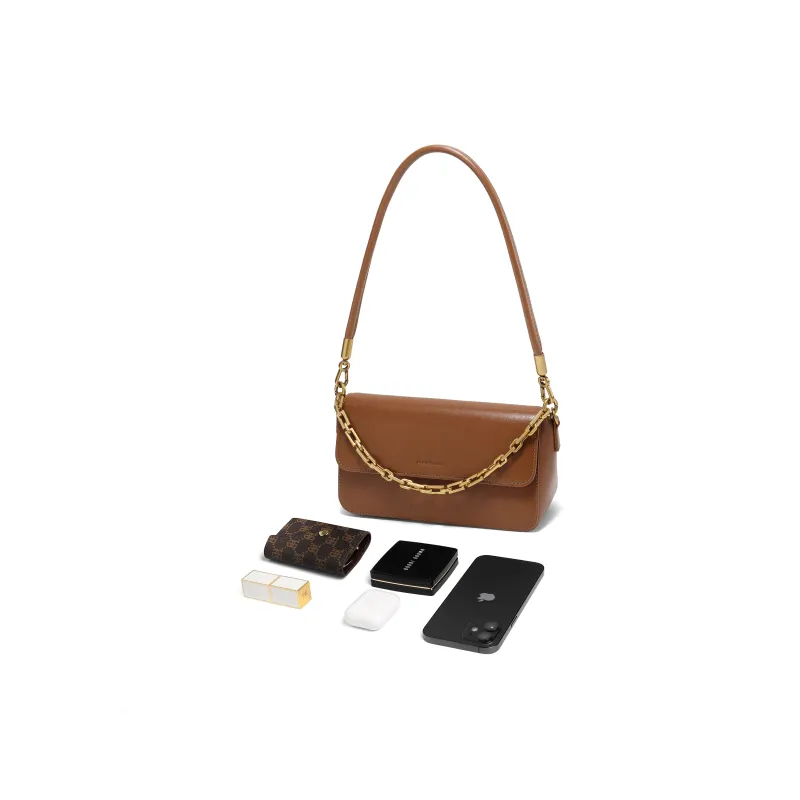 BELLE Cow Split Leather Bonded Synthetic Leather Shoulder Bag Crossbody Bag Medium Size Women's Multicolor-18