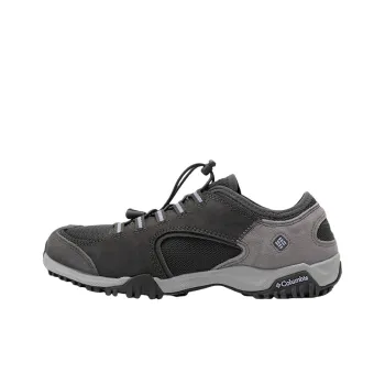 Columbia Wear Resistant Breathable Support Balance Low Top Trekking Shoes Women's Black Gray