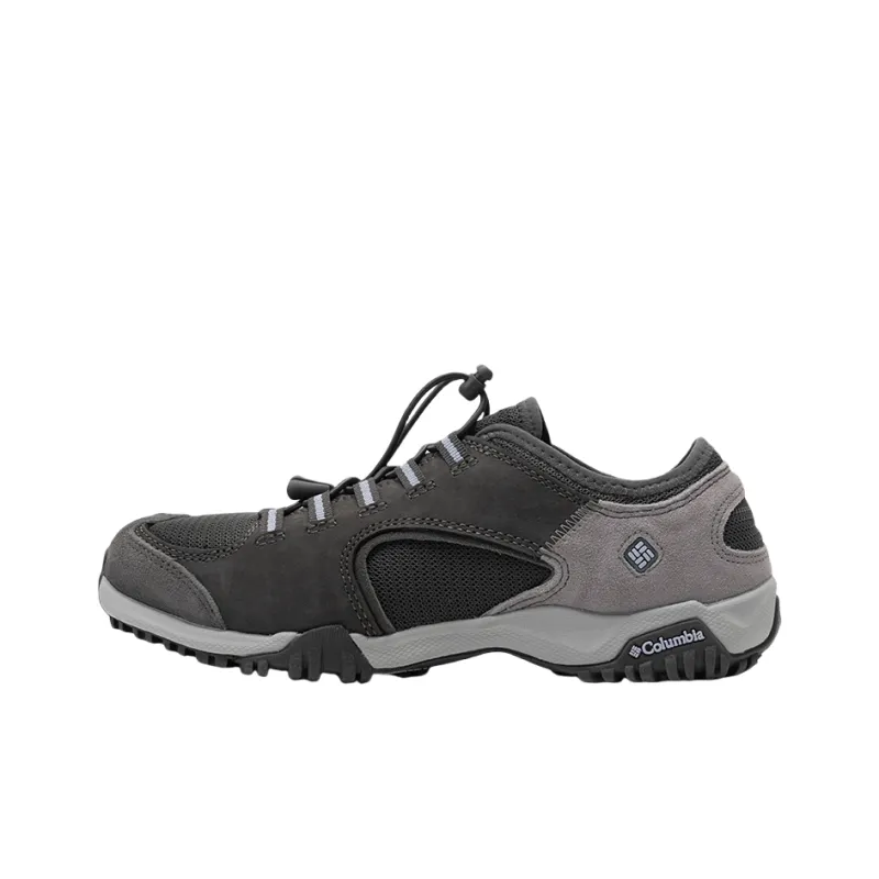 Columbia Wear Resistant Breathable Support Balance Low Top Trekking Shoes Women's Black Gray-0