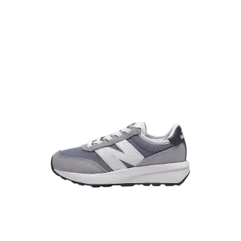 New Balance 370 Anti-Slip Wear-Resistant Low-Top Kids' Running Shoes Gray Kids'