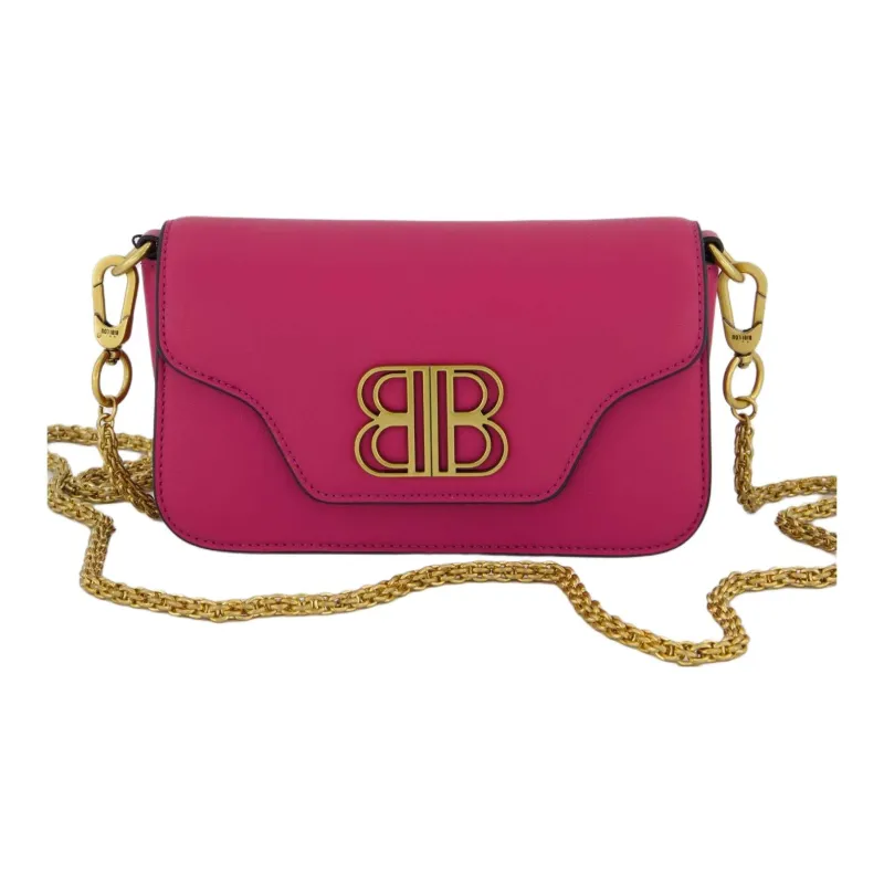 BIBI LOU Leather Shoulder Bag, Crossbody Bag, Handbag Women's Rose Red-1
