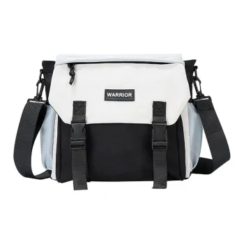 Warrior Nylon Shoulder Bag Regular Unisex Black/Green