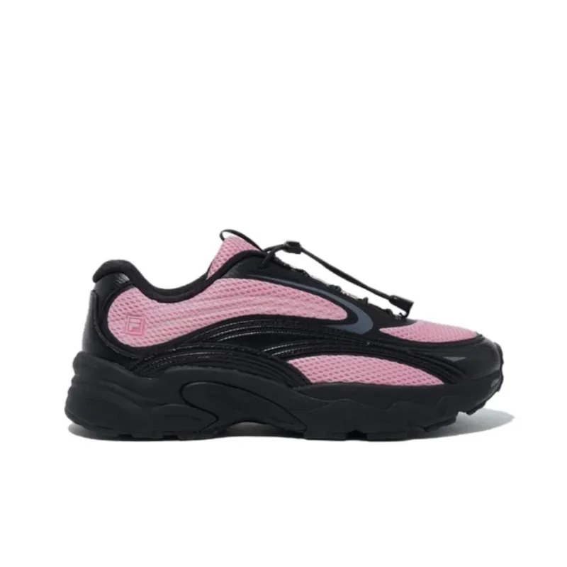 FILA PANTERA Anti Slip Wear Resistant Low Top Casual Shoes Unisex Pink Black-1