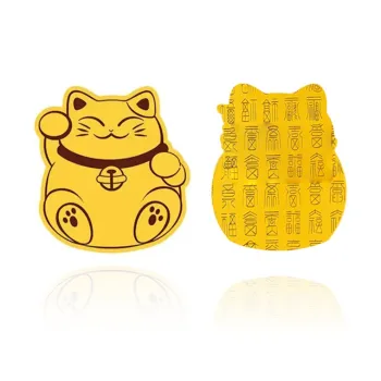 LINGJIE Gold Foil Cell Phone Sticker Unisex