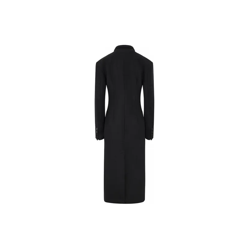 Ariseism Mid Length Fall And Winter Woolen Coat Women's-3