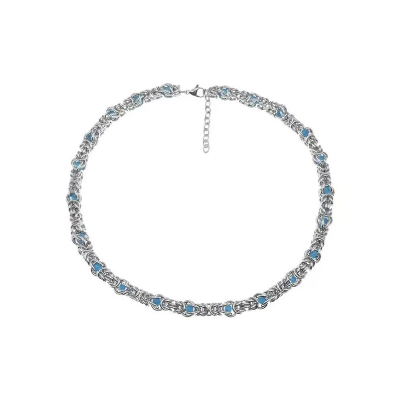 FANSHINER Titanium Steel Necklaces Unisex-0