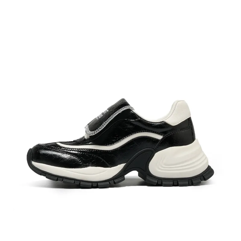 LEECAT STUDIO Cushioning Height Increasing Wear-Resistant Slip-Resistant Low-Top Chunky Sneakers Women's-7