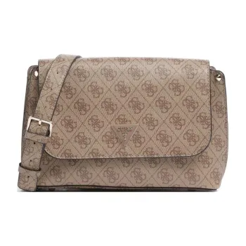 GUESS Meridian Synthetic Material Shoulder Bag Women's Light Brown