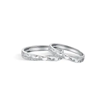 KIVA Sterling Silver S999 Silver Rings Unisex