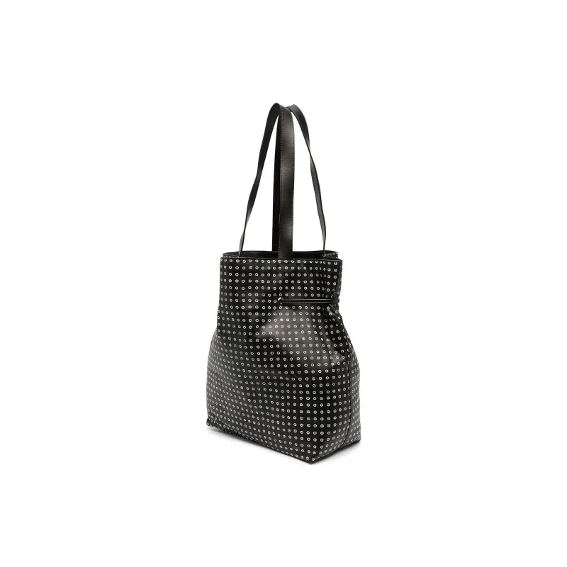 10 CORSO COMO Spot Print Leather Bucket Shoulder Bag-1