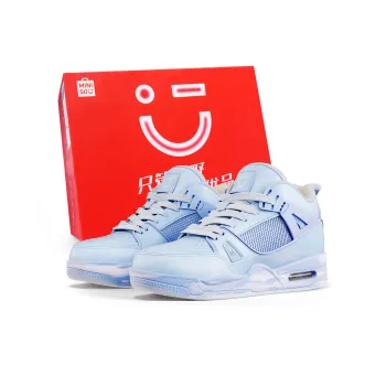 MINISO Slip Resistant Mid Top Casual Shoes Unisex Stream Stone Blue