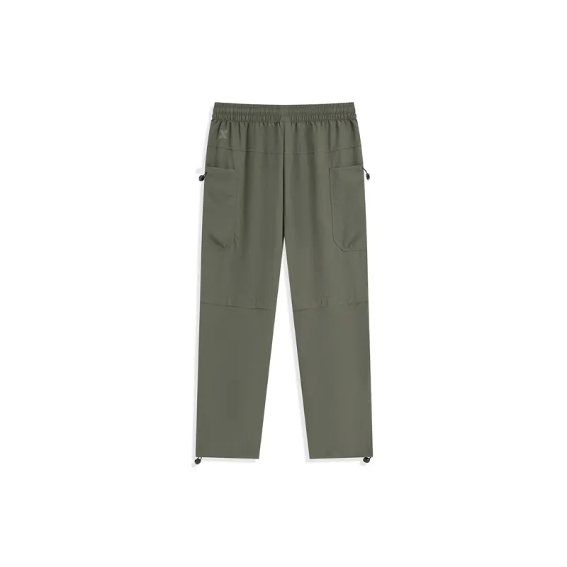 XTEP Wing Casual Pants Unisex Que Mo Green-1
