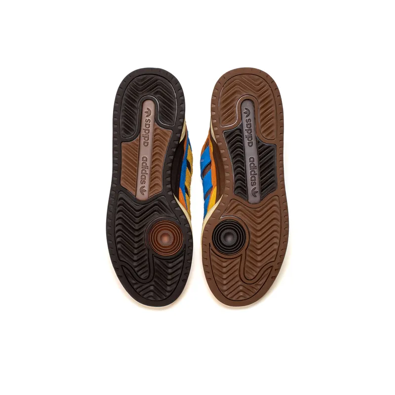 Adidas Originals FORUM Anti-Slip Wear-Resistant Low-Top Skateboard Shoes Unisex Brown Blue-11