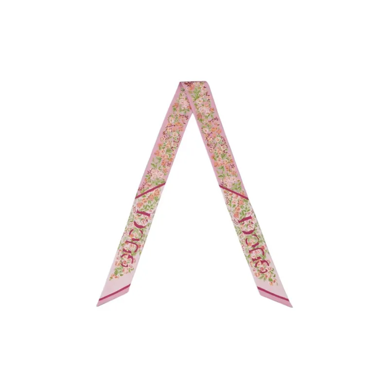 GUCCI Silk Scarves Women's Light Pink-1