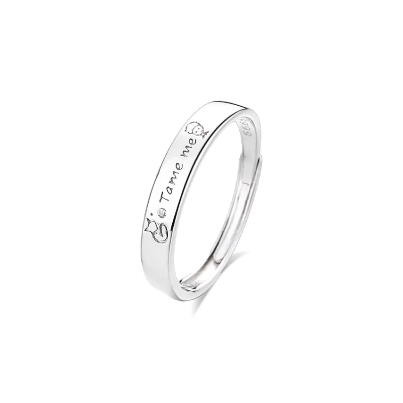 CHINA GOLD 999 Fine Silver Rings Unisex-1
